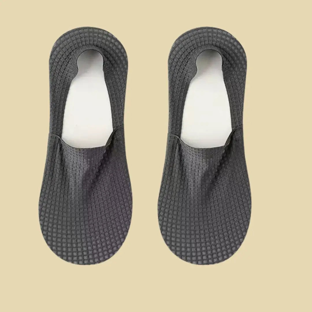 Chaussettes Invisibles GripStep™ Anti-Ampoules, Grip Silicone.