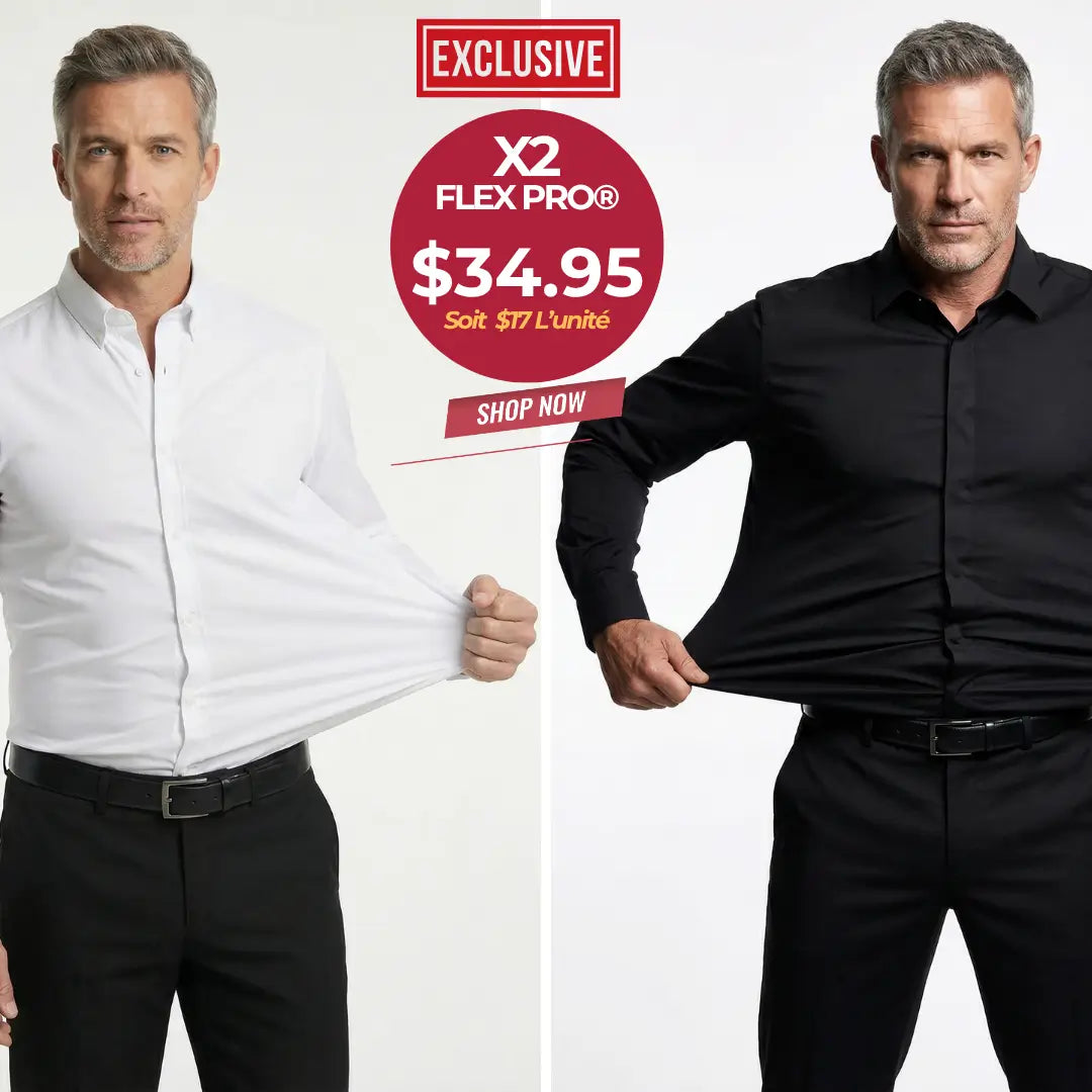 2 Chemises Flex Pro® Pour Seulement $34.95