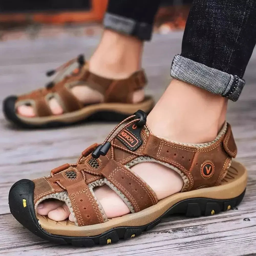 TerraStep™ – Sandales Ergonomiques Tout-Terrain pour Hommes