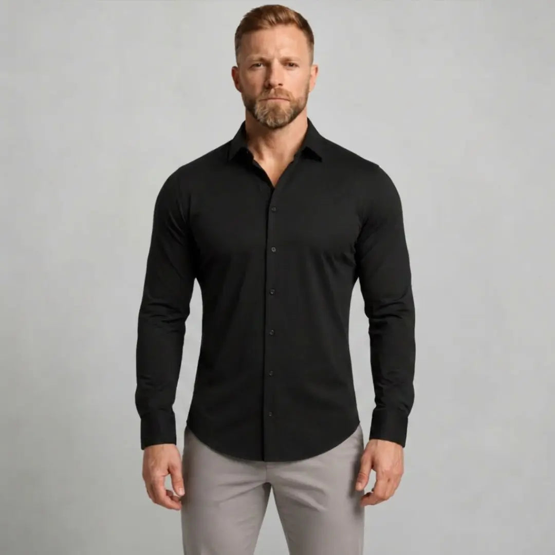 Badra Shirt - Wrinkle-resistant, Slim Fit.
