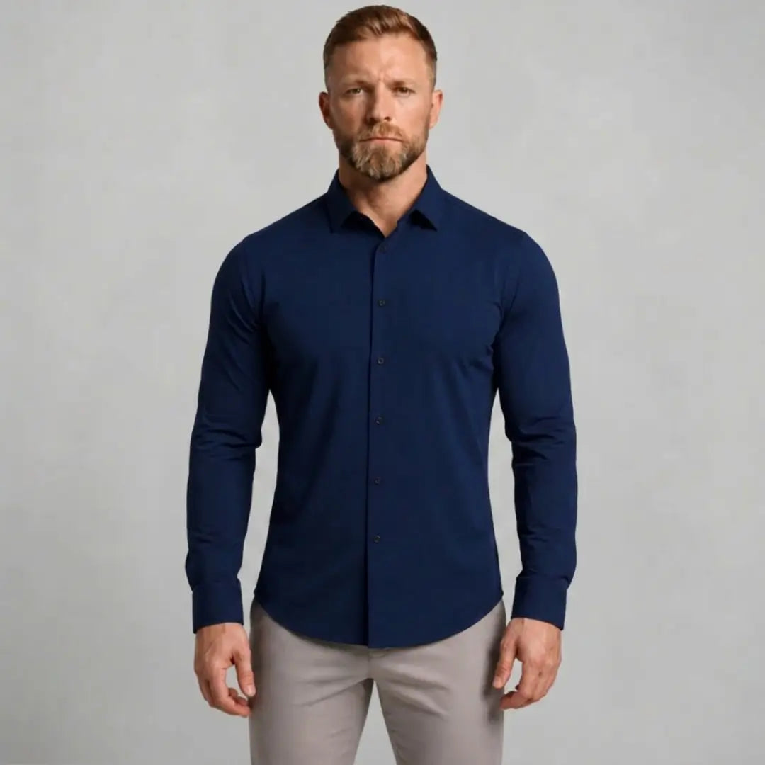 Badra Shirt - Wrinkle-resistant, Slim Fit.