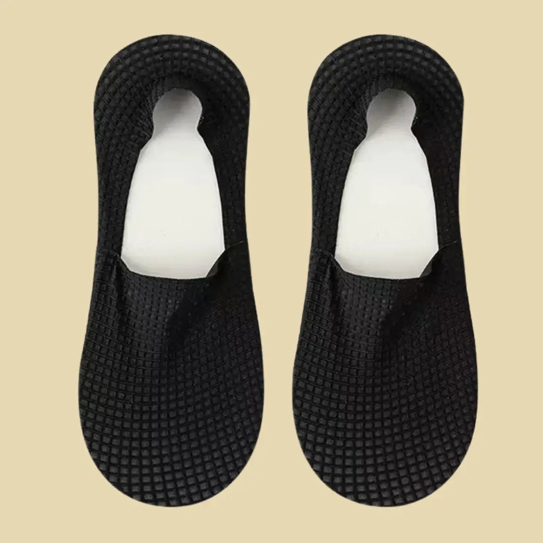 Chaussettes Invisibles GripStep™  Anti-Ampoules, Grip Silicone.