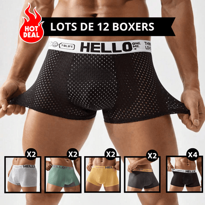 BOXER HELLO™ Anti-Odeur, Durable et Ultra-Léger pour Hommes Actifs