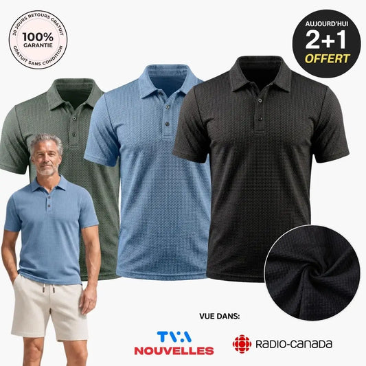 Amalfi — Le Polo Ultra-Confortable pour Hommes
