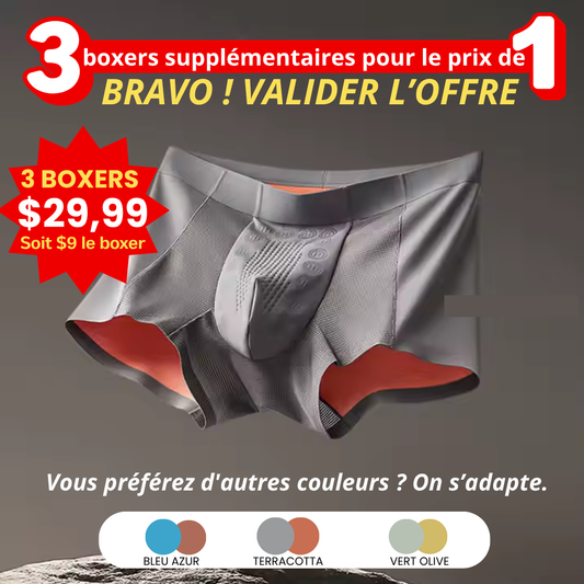 3 boxers bonus pour moins que le prix d’1 seul