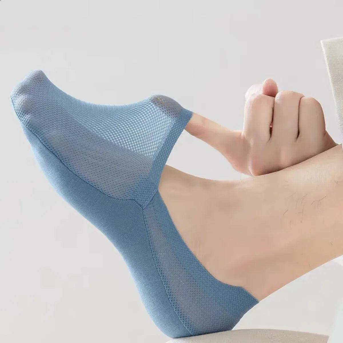 Chaussettes invisibles respirantes antidérapantes
